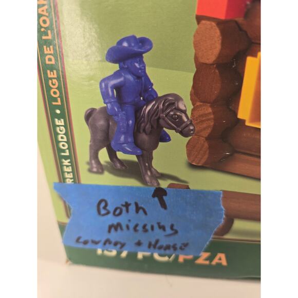 Lincoln Logs Creek Log Cabin Set 137 Pieces by K’NEX – Missing 6 Pieces - Picture 5 of 7